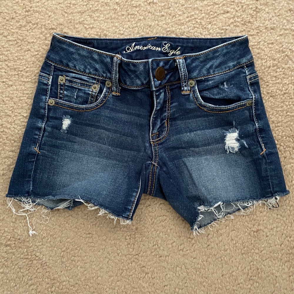 American eagle jean shorts
